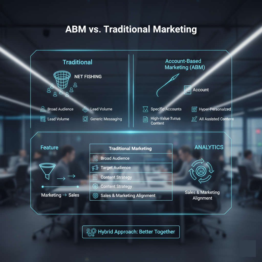 ABM vs Traditional Marketing: Key Differences Every Marketer Must Know